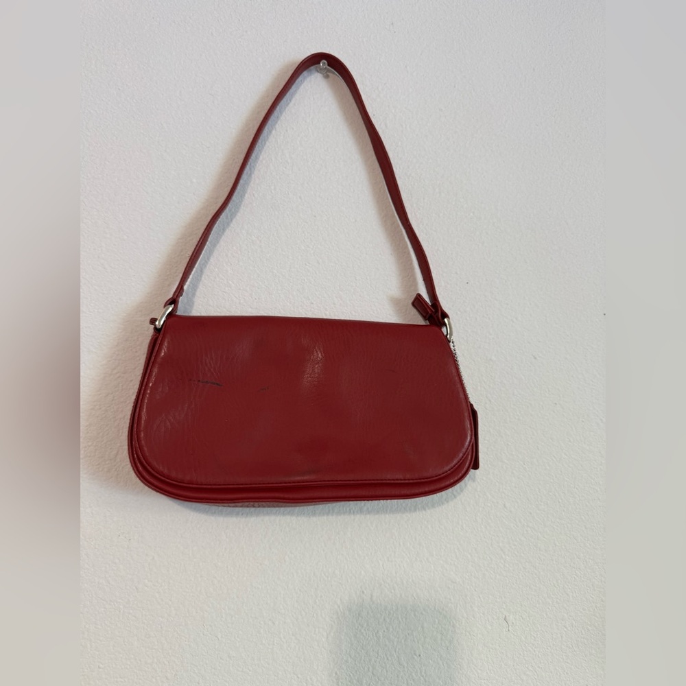Vintage COACH Red Burgundy shoulder purse